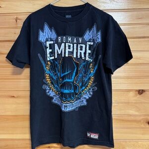 WWE Roman Empire Spare No One Spear Everyone Mens Black T Shirt Size Medium